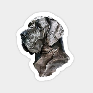 Great Dane Blue Beauty Sticker